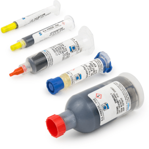 Frozen pack of syringes and bottles