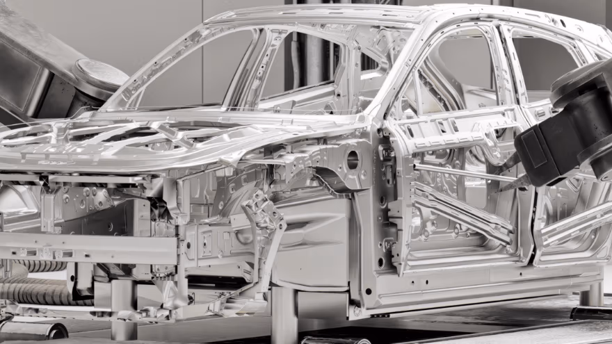 Aluminum monocoque automotive body