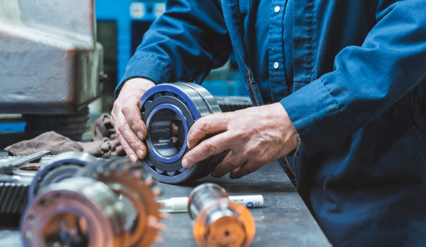 man with instruments