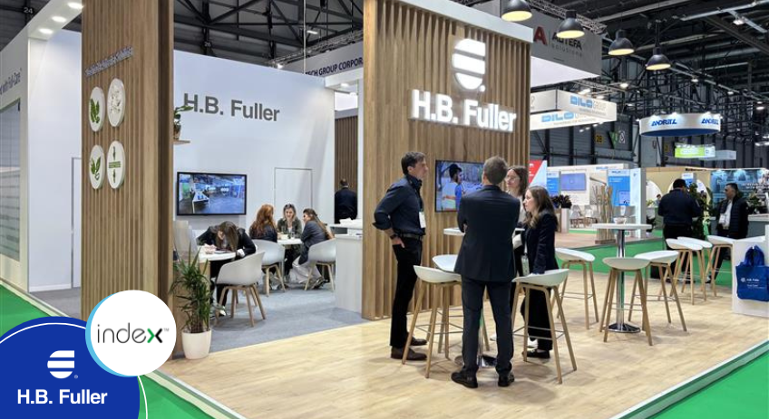 H.B. Fuller Booth at Index 2026 event in Geneva