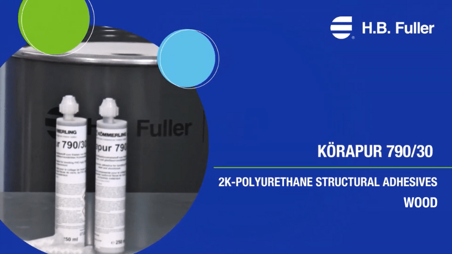 Körapur 790 une solution supérieure pour le collage structurel du bois avec des polyuréthanes 2K