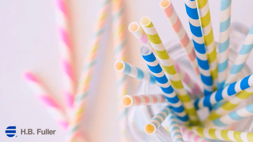 Swift®tak 5730 Paper Straws New Generation Adhesive for Beverages