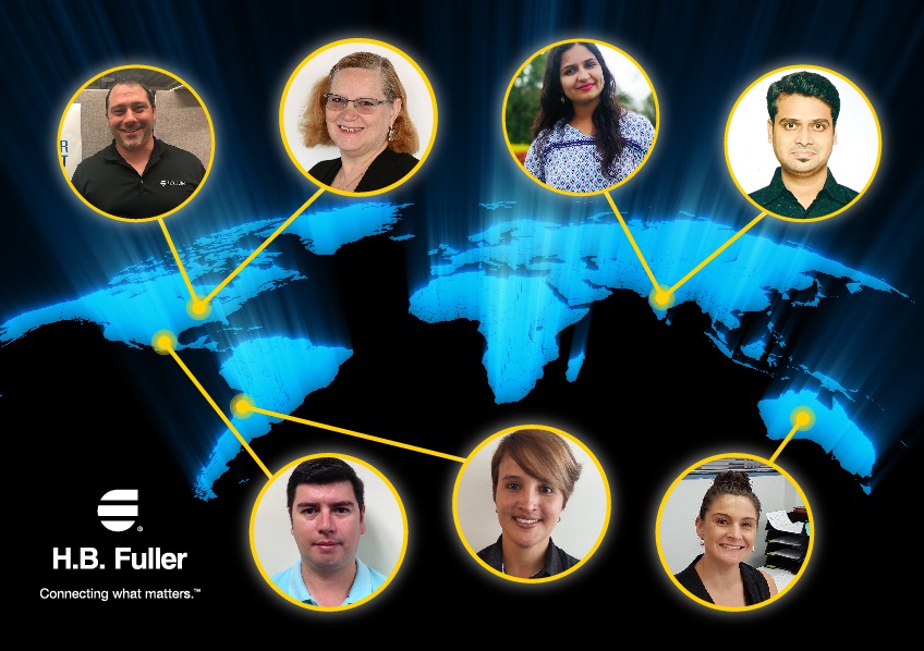 Global customer service team for H.B. Fuller.