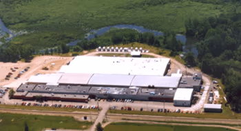 Aerial photo of Michigan Center, MI H.B. Fuller location