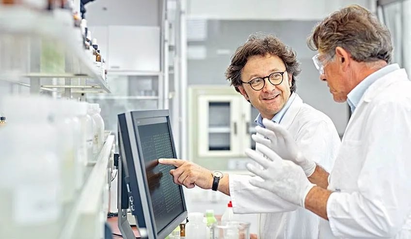 scientists in lab