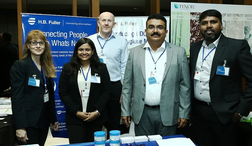 H.B. Fuller employees at the BCH Symposium in India. 